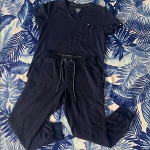 Women's Navy Jogger Set